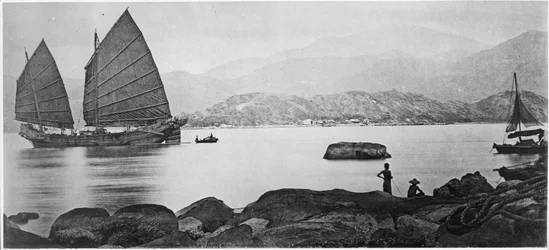 A Canton Junk, c.1867-72